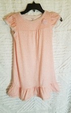 Carter's Girls' Coral Animal Print Pajamas Nightgown MEDIUM