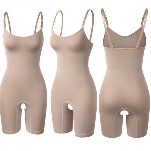 Women's Full Body Shaper Firm Tummy Control Shapewear Seamless Slimming Bodysuit - Picture 9 of 30