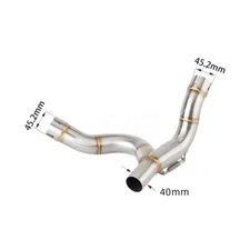 Motorcycle Exhaust Muffler Mid Link Pipe For Ducati Desert-X 950 22-23 DesertX