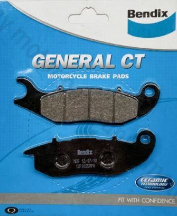 Honda PCX 125 Front Brake Pads 2021- PCX125 ** BENDIX BRANDED A1 QUALITY ** - Picture 1 of 8