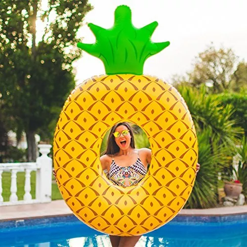 Flotador PIÑA GIGANTE hinchable para Piscina playa Colchon colchoneta 180x120cm - Imagen 1 de 2