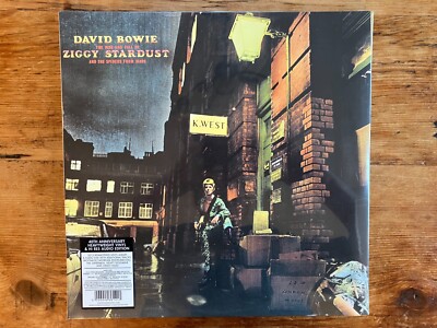 David Bowie Ziggy Stardust OOP 2012 40th Anniversary LP & Audio DVD - New !