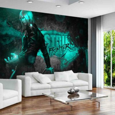 Nice Green Ghost Full Wall Mural Photo Wallpaper Printing 3D Decor Kid Home