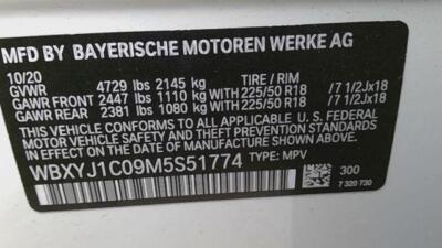 18 19 20 21 22 23 BMW X2 Evaporator Canister