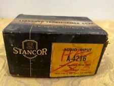 Stancor Audio Input Transformer A-4216 Chicago Standard Trans Corp. NOS