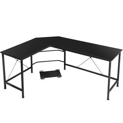 Corner Desk Computer Desk Gaming Laptop Table Workstation Office L-Shape Indoor