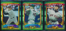 lot 1994 Topps Finest Refractor Andy Benes #328 #196 Staton #255 Ashby Padres