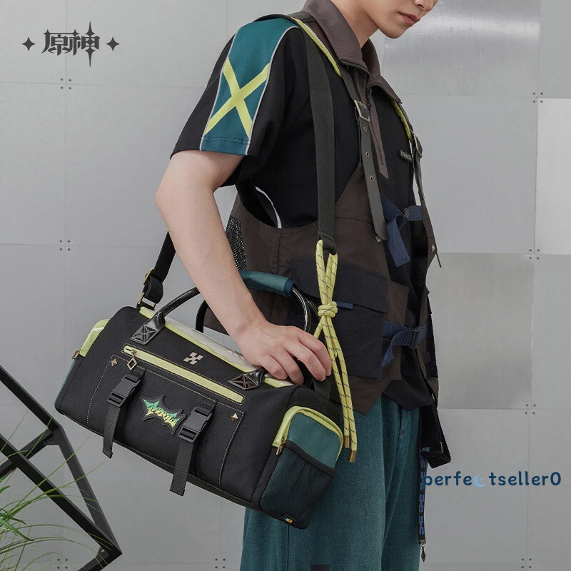 Official Genshin Impact Kinich Bags Messenger Traveling Bag Turnfire Hunt Gifts - Image 3 of 4