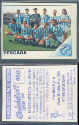 Figur Fußballer Panini 1995/96-PESCARA La