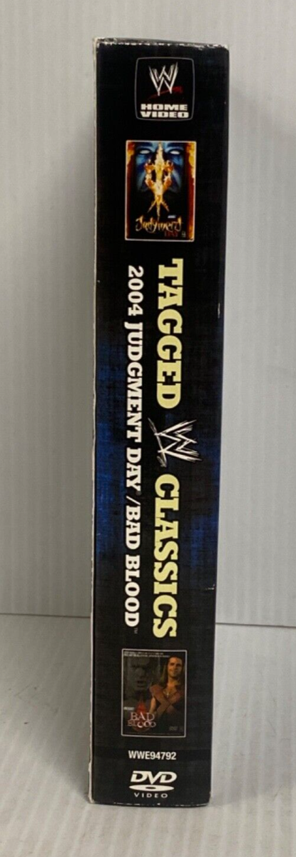 WWE Tagged Classics~ Judgement Day 04 & Bad Blood 04 DVD, 2009, 2