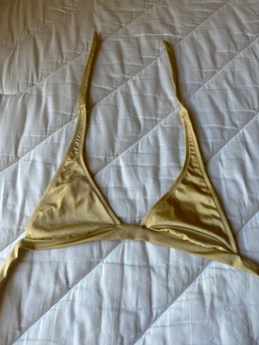 Vintage Very Unique Tweety Bikini Set High Waisted Bottom Triangle Top Size 46 - Picture 2 of 6