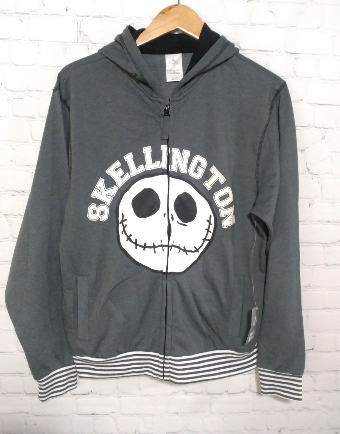 Disney Jack Skellington Hoodie Grey 