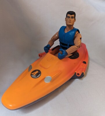 Vintage articulated action figure, Action Man, Operation Scuba, with box, Hasbro