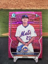 Dangelo Sarmiento 2023 Bowman Chrome Fuchsia Pink Vapor Wave Refractor /199
