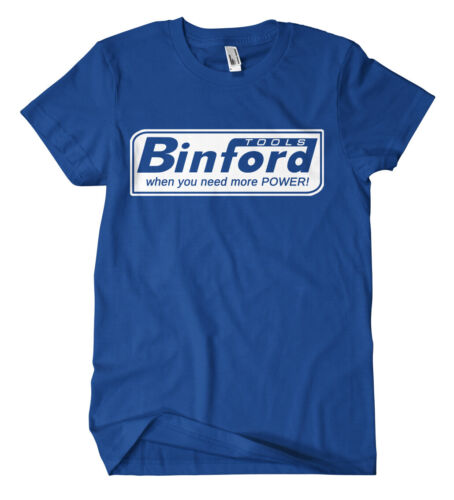 Binford Tools  M2 T-Shirt Fun Kult 90er More Power Heimwerker Basteln Schrauben - Afbeelding 1 van 19