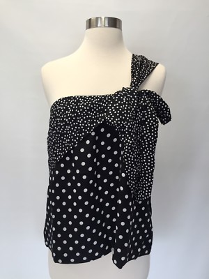 j crew polka dot top