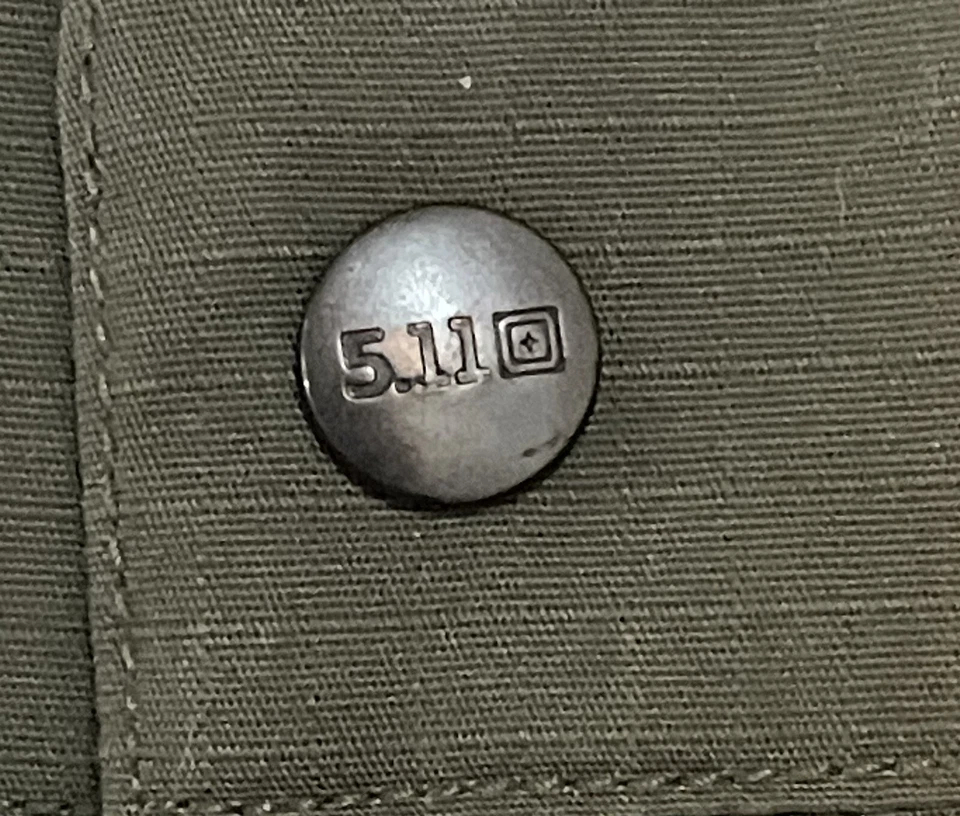 Pantalones de carga tácticos de lona pesada Olive Drab 46X35 511 para hombre 5.11 nuevos sin etiquetas Foto 3 de 4