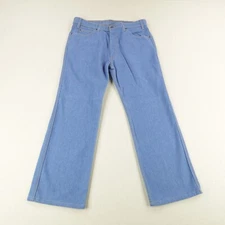 Vintage Levis Jeans Mens 36x29 Blue Denim Bootcut Western Brown Tab Y2K 2000