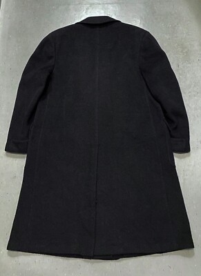 Vtg 30s Wool Double Breasted Coat Overcoat Work Chore Jacket Sz 46