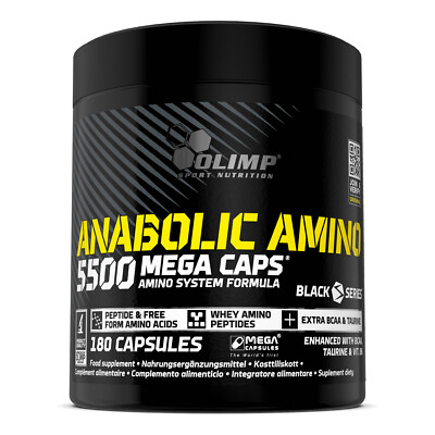 Olimp Anabolic Amino 5500 Mega Caps 180 Kapseln Aminosäuren