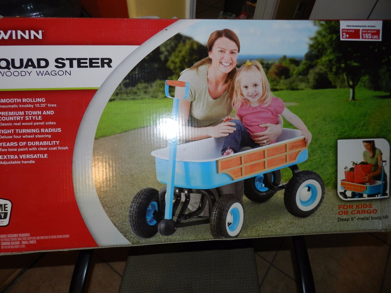 schwinn quad steer woody wagon