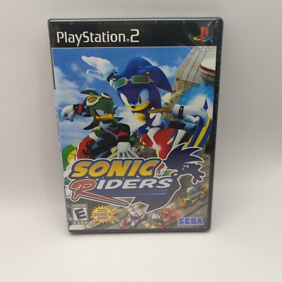 *FACTORY SEALED* Sonic Riders Black Label Bundle w/ DVD PlayStation 2 PS2 NEW