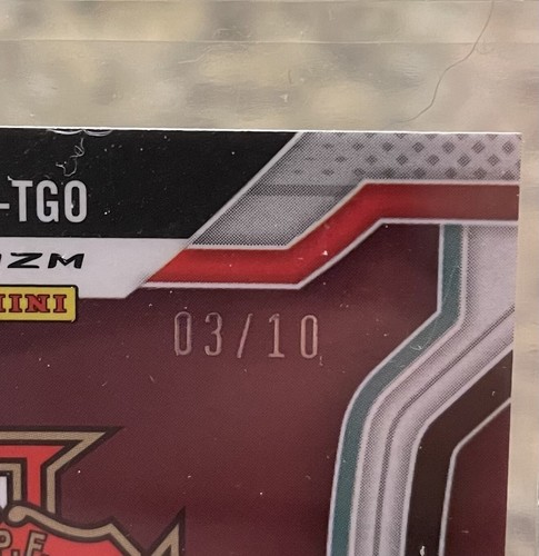 2022 Panini Prizm World Cup Signatures Auto Prizms Gold TIAGO /10!! Portugal - Photo 3 sur 3
