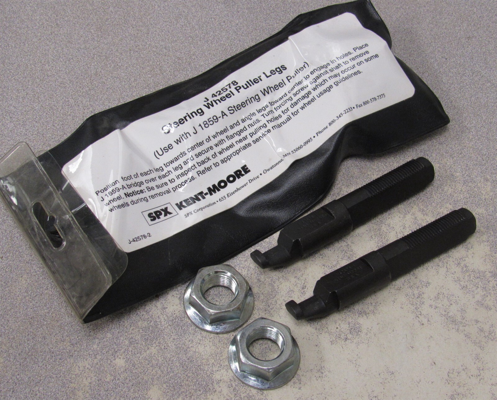 Kent Moore J-42578 Steering Wheel Puller Legs Dp487 for sale  