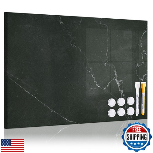 QUEENLINK Magnetic Dry Erase Board, 16'' x 12'' Decorative Magnetic Board for
