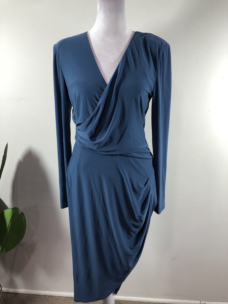 whisper long sleeve dress French Connection Women's Whisper Square Neck Long Sleeve Mini Dress - Black