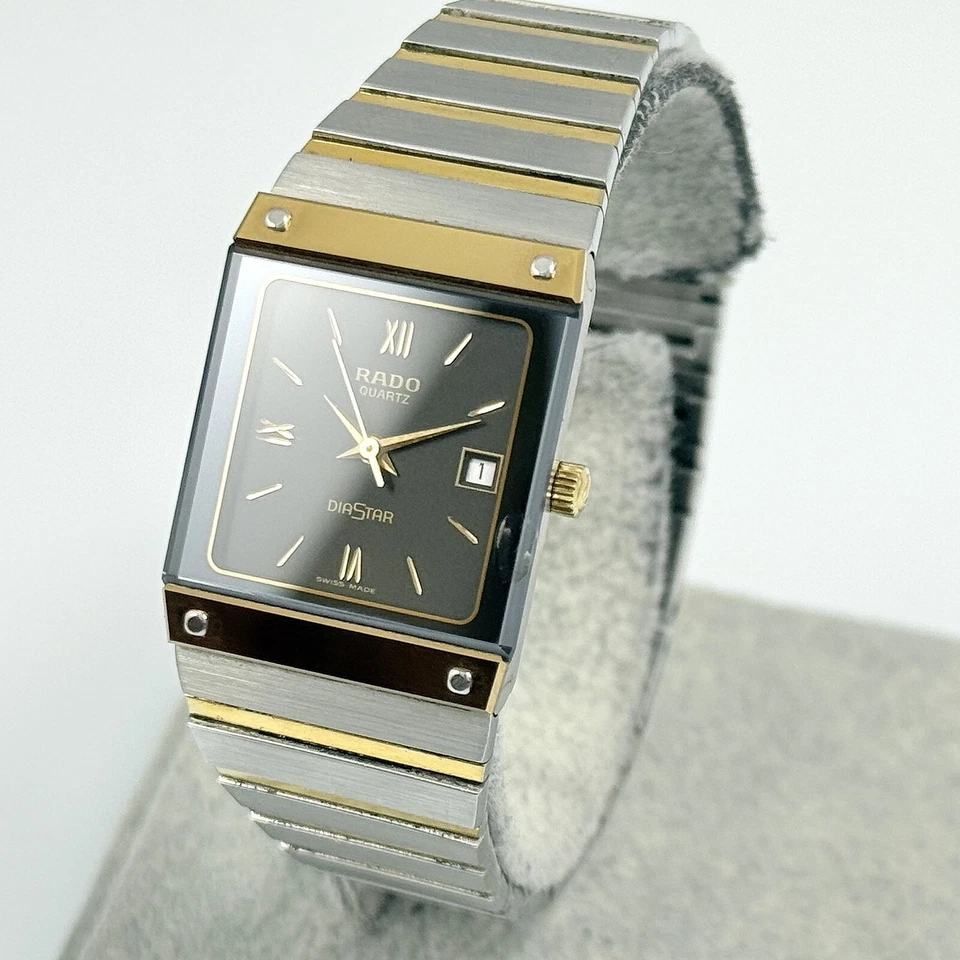 RELOJ RADO DIASTAR 111.0197.3 FECHA MUJER PLATA VINTAGE CUARZO SUIZO F998 Foto 2 de 4