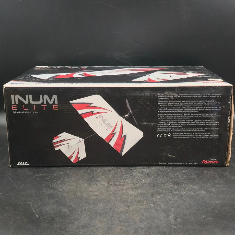 Flyzone Inum Elite RC Remote Control Indoor Electric Airplane RTF - Image 4 of 4