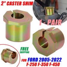 Metal Caster Shim Set 2° Pairs For 2005-2022 Ford Super Duty F250 F350 F450 4WD