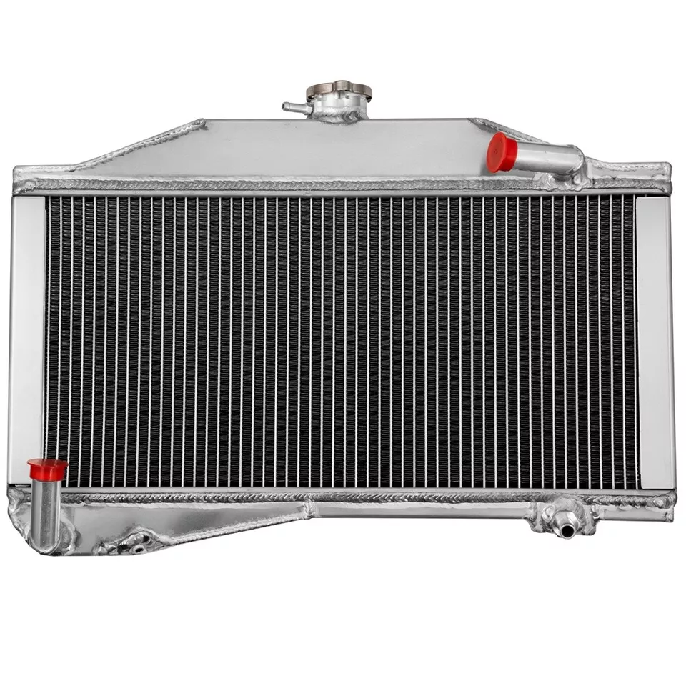 Radiador de 2 filas para modelos Morris Minor 1000 948 1098 1955-1971 1959 manual Foto 2 de 4