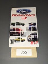 Ford Racing 3 Sony PlayStation 2, 2005 MANUAL ONLY