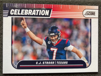 2024 Score C-CSD CJ Stroud Celebration. Houston Texans. | eBay