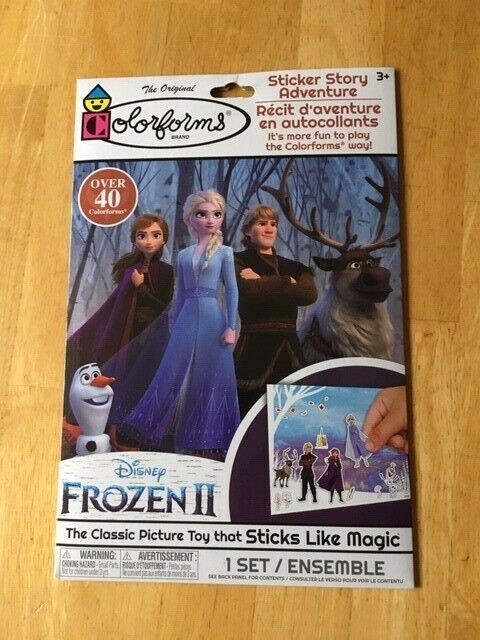 Disney's FROZEN II Colorforms Sticker Recommended Adventure Story 40+ Piece Courier shipping free shipping
