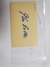 Glen Sather Signed  Postcard 