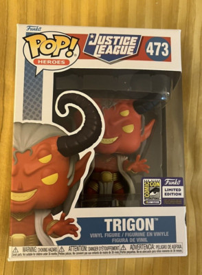 SDCC 2023 FUNKO POP TRIGON DC COMICS LIMITED ED OFFICIAL CON STICKER EXCLUSIVE