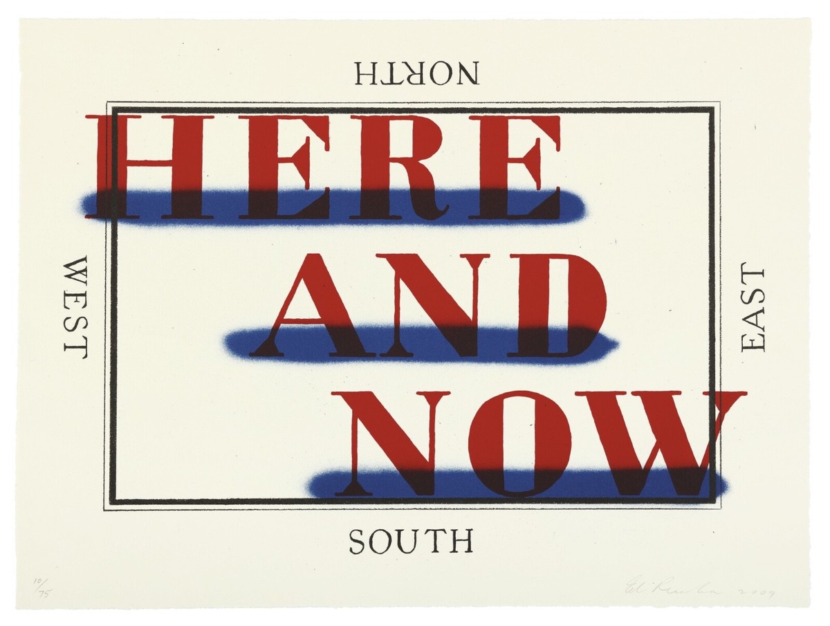 Ed Ruscha : Here and Now : Archival Quality Art Print | eBay