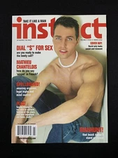Instinct Magazine March 2002 - Mathieu Chantelois, Dave Bailey GREAT PHOTOS