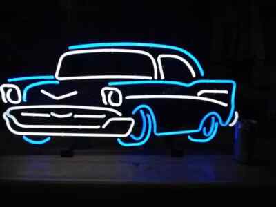 Classic Car Vintage Neon Light Sign 24''x15'' Bar Decor Lamp Wall Gift Man Cave AL