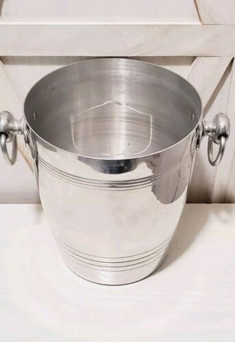 Vintage French Champagne Ice Bucket Cooler Made France MERCIER 0312222 - Picture 4 of 5