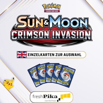 Pokemon - S&M Crimson Invasion - English   Einzelkarten zur Auswahl