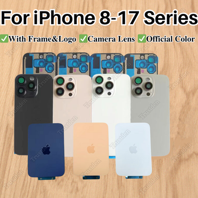 #ad #ad Lot Back Glass Replacement Rear Cover For iPhone17 16 16e 15 14 13 12 11 XS XR X $5.50