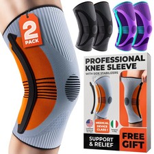 DR. BRACE ELITE Knee Brace with Size Stabilizer 2 Pack Knee Brace for Women ...