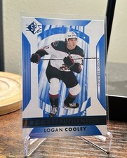 Logan Cooley 2023-24 SP Hockey Rookie Authentics Blue - #102 (RC) Coyotes
