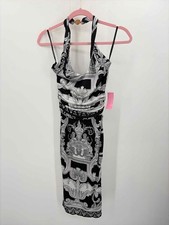 Pre-Owned Versace Black Size 36 Halter Knee Length Sleeveless Dress