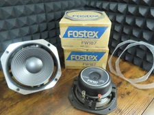 FOSTEX FW187 Woofer Unit Pair Cone Type 7.09 inch Edge Replacement Required