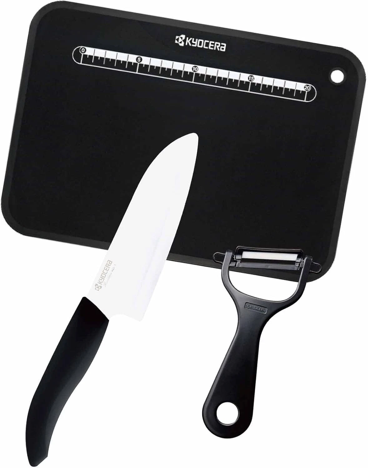 Kyocera Ceramic Santoku Knife 4.3/4.5/5.5/6.3 Inch Japan